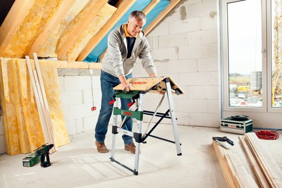 Верстак Bosch PWB 600, 890х740х160 мм, до 200кг, 11.4кг (0.603.B05.200) | Зображення 1