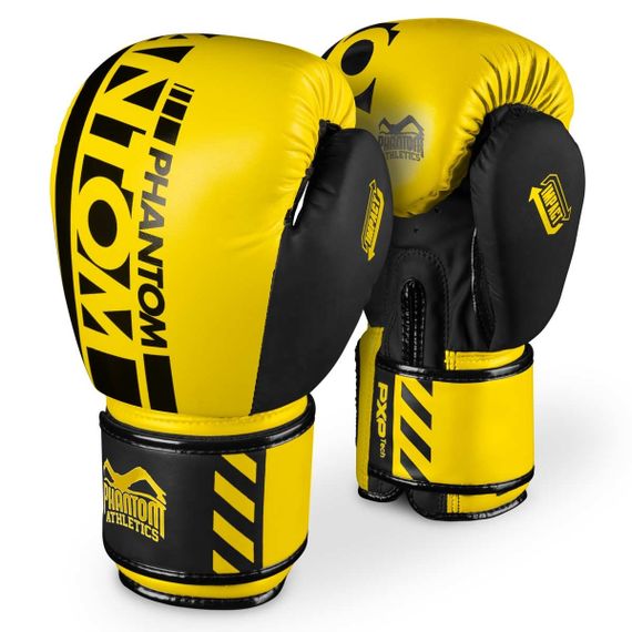 Боксерські рукавиці Phantom APEX Neon Yellow 12 унцій (капа в подарунок) | Зображення 1