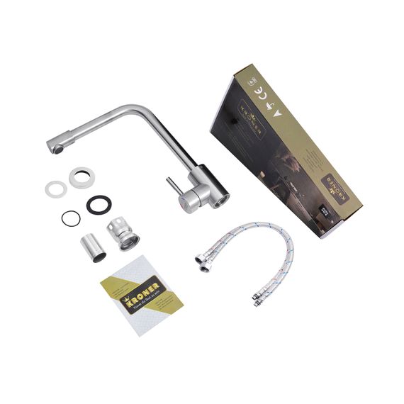 Змішувач для кухні Kroner KRM Edelstahl Klassisch - ESG034 (CV022991) | Зображення 2