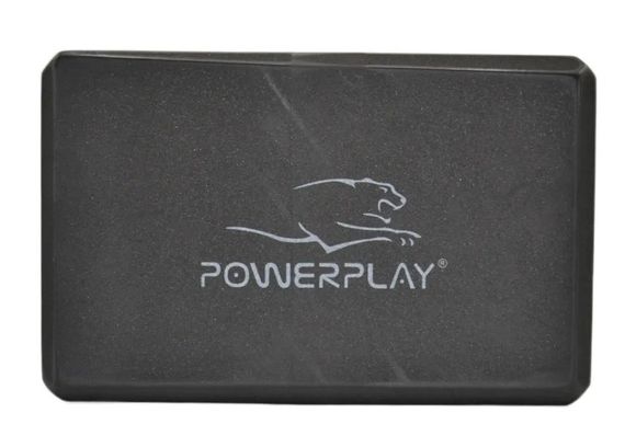 Блок для йоги PowerPlay 4006 Yoga Brick Чорний (PP_4006_Black) | Зображення 4