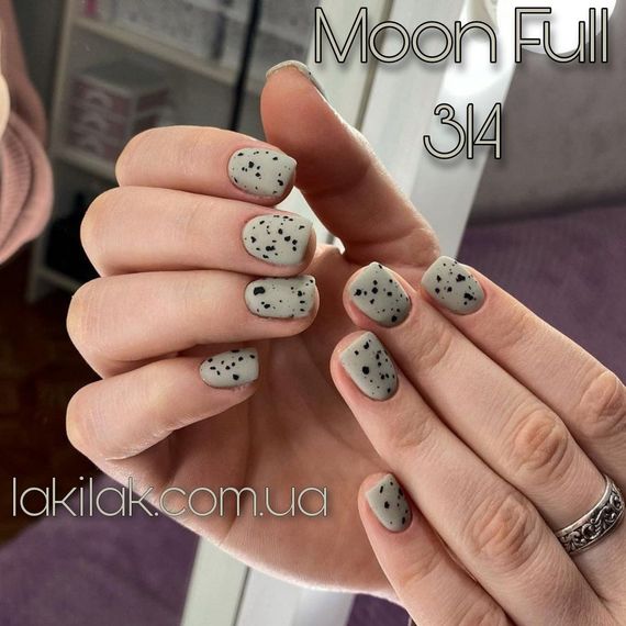 Гель-лак Moon Full №314 латте з сірою ноткою 8мл