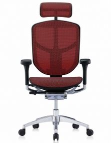 Кресло офисное Comfort Seating ENJOY Elite 2 (EJE2-AB-HAM-5D-L, СЕТКА T-168-B3 SCARLET)