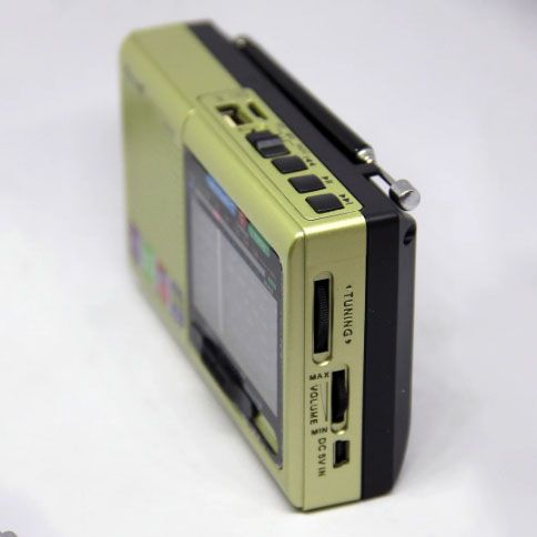 Портативная колонка радио MP3 USB Golon RX-6622. Цвет: золотой | Зображення 2