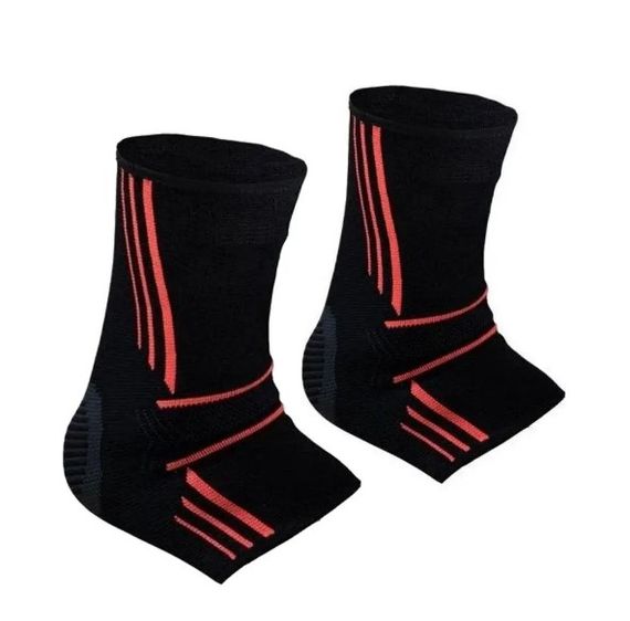 Бандажі на гомілкостоп Power System PS-6022 Ankle Support Evo Black/Orange M (пара) (PS_6022_M_Black/Orange) | Зображення 2