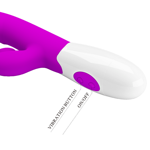 Вибратор - Pretty Love Cerberus Licking Vibrator Purple Sex Aura | Зображення 6