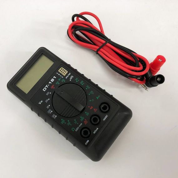 Компактний Мультиметр DT-181 цифровий тестер, щупи в комплекті, мультиметр із захистом, електронний мультиметр | Зображення 8