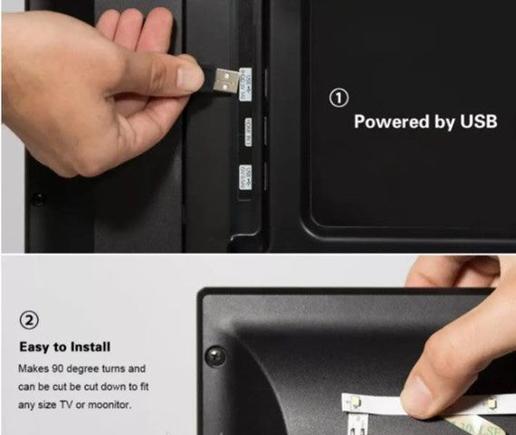 Світлодіодна стрічка з живленням через USB, 5 м, XPRO (46804-BL-5V-USB_193) | Зображення 3