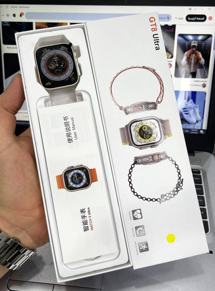 Смарт часы GT8 ULTRA Smart Watch 45mm Orange | Зображення 6