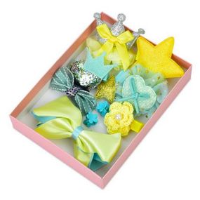 Набор аксессуаров для волос YG0058(Yellow) 10 заколок в комплекте