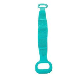 Двостороння силіконова мочалка Silica Gel Bath Brush (Бірюзова)