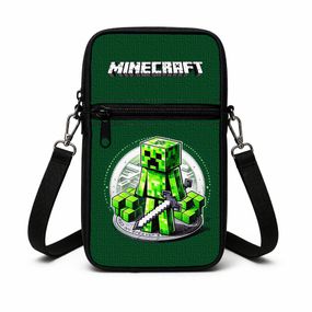 Сумка-чохол для телефону Minecraft,дитяча сумка через плече, водонепроникна міні-сумка (4800)
