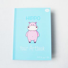 Блокнот 4Profi Artbook hippo 48 арк. формат А6 902408