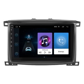 Штатна магнітола Lesko для Lexus LX II Рестайлинг 2002-2007 екран 10" 1/16Gb Wi-Fi GPS Base Лексус