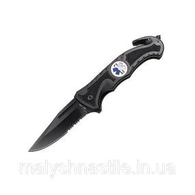 НІЖ СКЛАДАНИЙ РЯТУВАЛЬНИЙ STURM MIL-TEC RESCUE PARAMEDIC BLACK 15323000