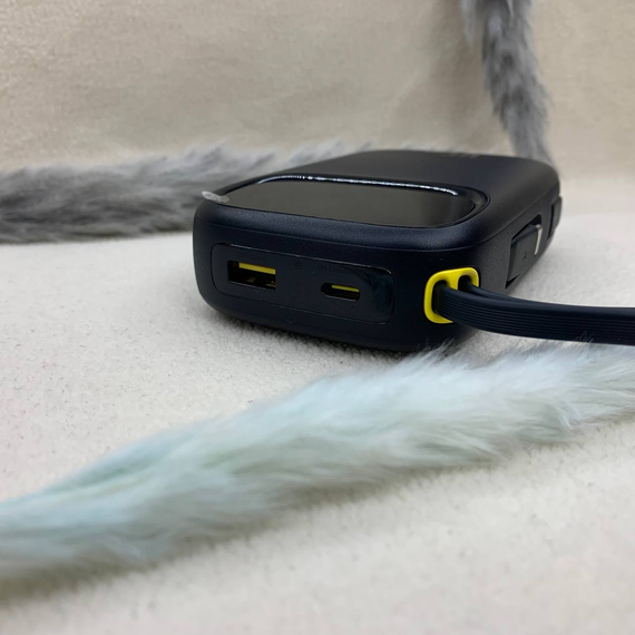 Павербанк Baseus EnerFill FC31 20000mAh 45W — зовнішній акумулятор з LCD-дисплеєм, 4 портами та швидкою зарядкою Чорний | Зображення 1