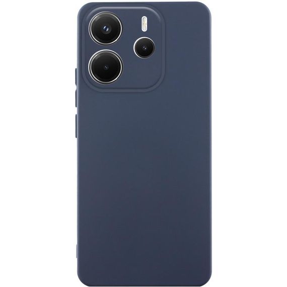 Чохол TPU GETMAN Liquid Silk Full Camera для Xiaomi Redmi Note 14 4G (Europe version) Синій / Midnight Blue