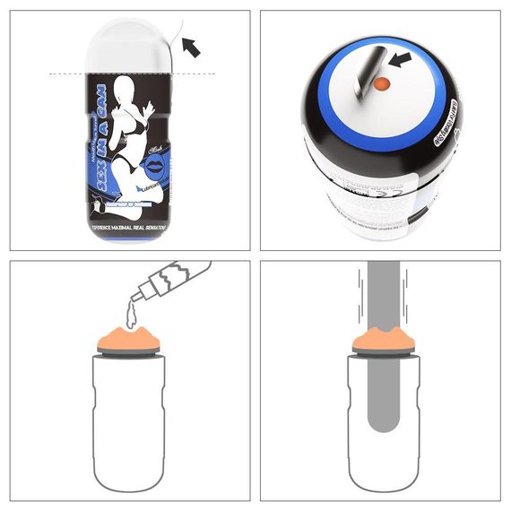 Мастурбатор SEX IN A CAN MOUTH LOTUS TUNNEL Sex Aura | Зображення 1