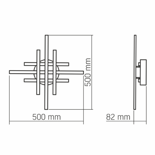 LED Світильник функціональний 40W VL-CLD-988-SL Decora Videx | Зображення 1