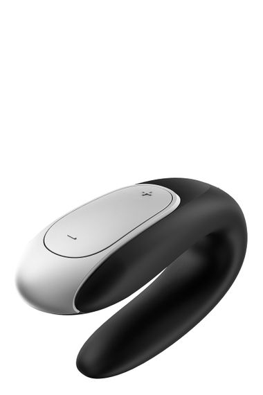 Вібратор для пар з фірмовим пультом керування Satisfyer Double Fun, чорний Sex Aura | Зображення 2
