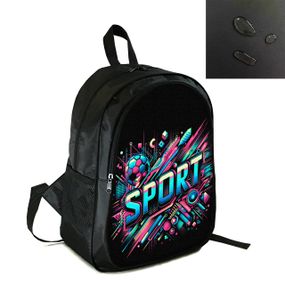 Рюкзак спортивний, шкільний, міський 40×30 см з принтом Sport - дитячий, підлітковий для хлопчика, дівчинки, унісекс (4300)