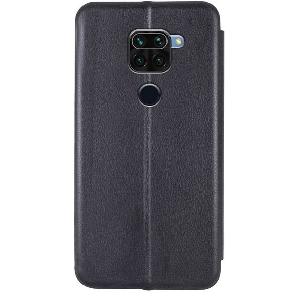 Шкіряний чохол-книжка Classy для Xiaomi Redmi Note 9 / Redmi 10X Чорний | Зображення 2