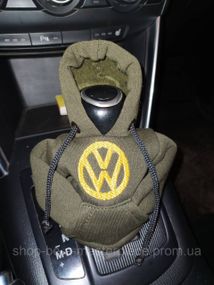 Чехол кофта Худи аксессуар на КПП Car Hoodie фольцваген Volkswagen хаки подарок автомобилисту 10070