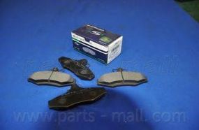 Колодка гальм. диск. DAEWOO LEGANZA(V100) (вир-во PARTS-MALL) PARTS-MALL PKC010 на DAEWOO KONDOR (KLAV)