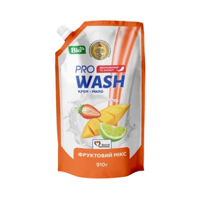 Крем-мило 910гр (дой-пак) Фруктовий мікс ProWash 2К