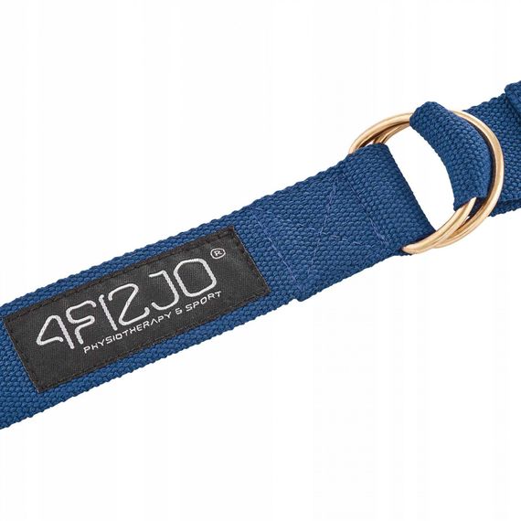 Ремінь для йоги 4FIZJO 300 см 4FJ0528 Blue (P-5907739318435) | Зображення 1