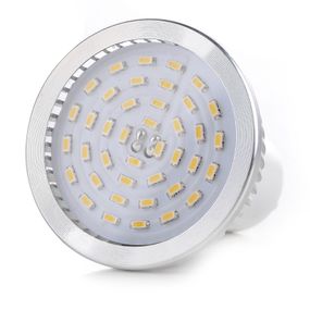 Лампа светодиодная LED 4.9W GU10 WW MR16 CCD 220V