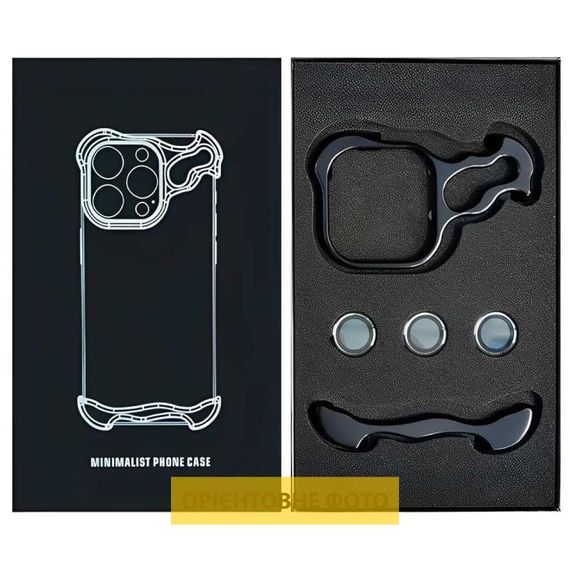 Чохол Minimalist Metal Bumper для Apple iPhone 17 Air (6.5") Black | Зображення 1