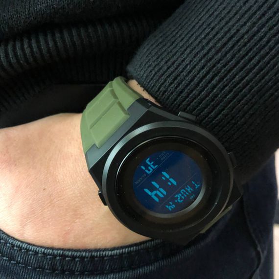 Годинник наручний чоловічий SKMEI 2080AG, чоловічий армійський водостійкий тактичний годинник, годинник для чоловіка | Зображення 1