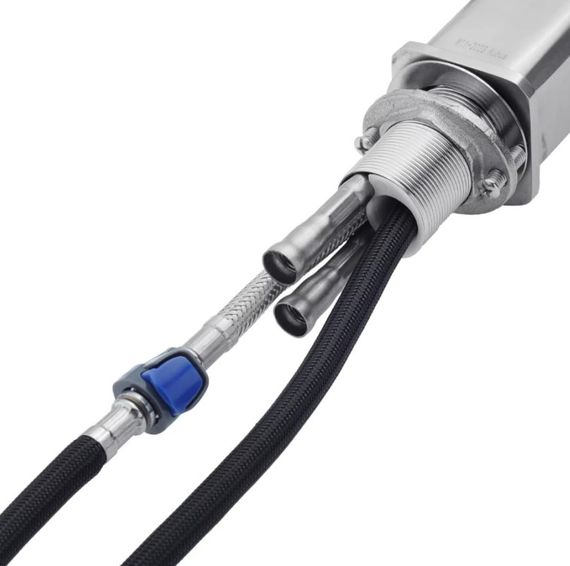 Змішувач для кухні з висувним виливом Kroner KRP Edelstahl Klassisch - ESG03918 (CV032498) | Зображення 5