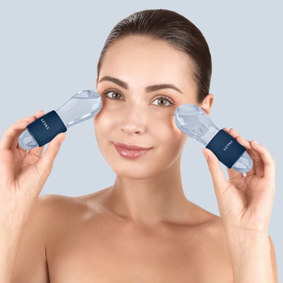 Подвійний масажер для очей GESKE Cool&Warm Duo Eye Massager 7в1 midnight | Зображення 3