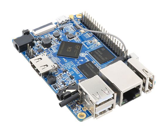 Одноплатний комп'ютер Orange Pi PC Plus Allwinner H3 1ГБ з WIFI | Зображення 2