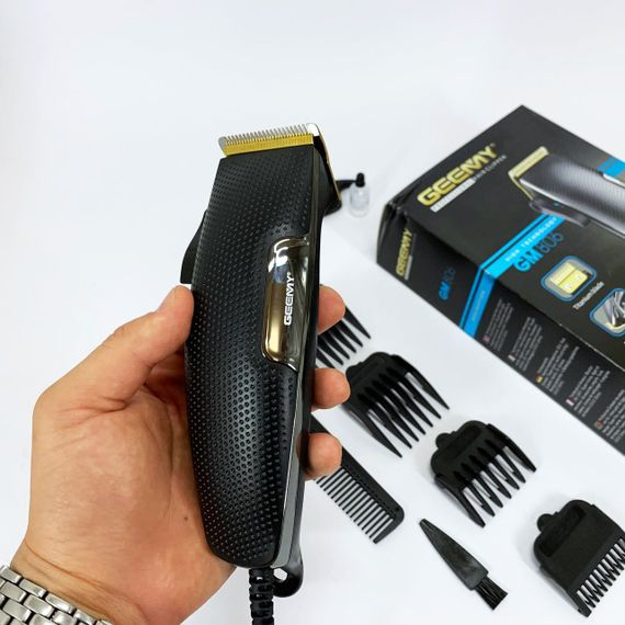 Электрическая аккумуляторная машинка для стрижки, Подстригательная машинка, Электромашинка для волос QC-31 | Зображення 3