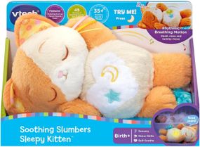 Интерактивная игрушка для сна Сонливый котенок VTech Baby Soothing Slumbers Sleepy Kitten