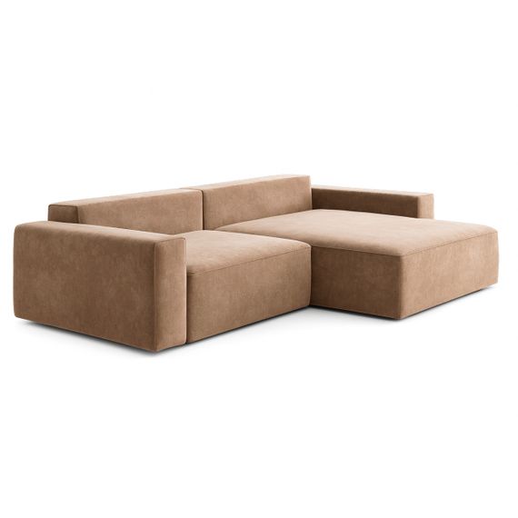 Чохол на диван кутовий велюр капучино Love You | Зображення 2