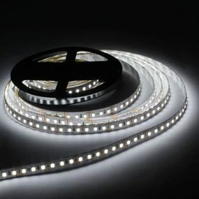 Світлодіодна LED стрічка 5м, від USB, Холодний білий / Вологозахищена LED підсвітка від повербанка