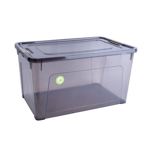 Контейнер 40 л 49*32*39 см коричневий прозорий/какао Smart Box Алеана