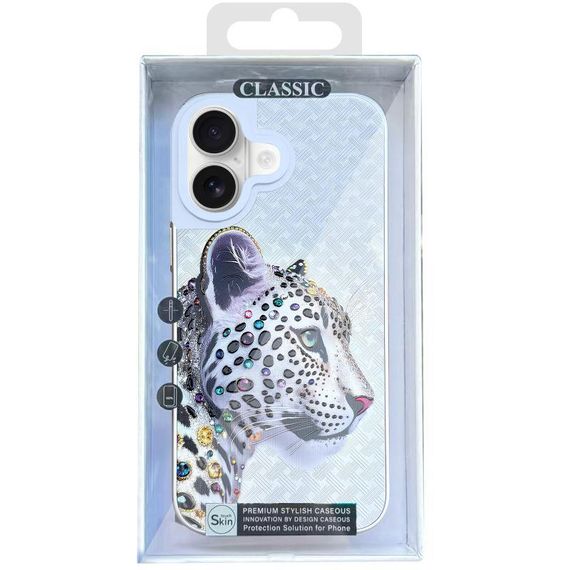 Чехол TPU+PC Crystal Hunt with MagSafe для Apple iPhone 17 (6.3") White | Зображення 1