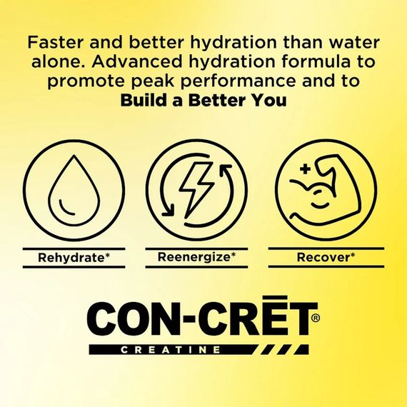 Чистий напій для зволоження Con-Cret Clean Hydration Drink Packets, Sugar-Free 14 Packets, (4.83 g) (Citrus Mango) | Зображення 2