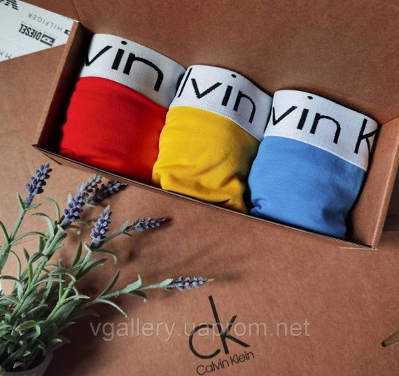 Чоловічі труси Tommy Lacoste CK, чоловічі труси Кельвін Томі Лакоста в коробках на 3 штук, труси на літо 3 | Зображення 3