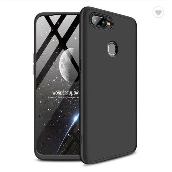 Чохол GKK 360 градусів для Oppo A12 колір Чорний