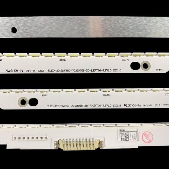 LED підсвітка Samsung TV 50" SLED_2012SVS50_7032NNB_3D_L76 SLED_2012SVS50_7032NNB_3D_R76 3D 10 пін 2шт. | Зображення 2