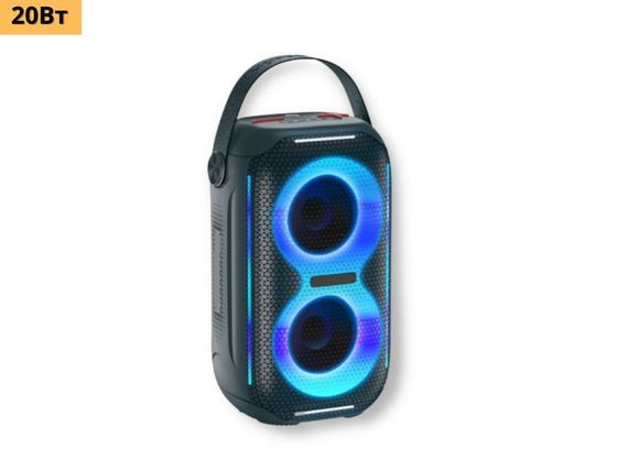 Портативная колонка XPRO Party 200 Mini 20Вт USB, AUX, FM, Bluetooth черная (41088-Party 200 Mini) | Зображення 1