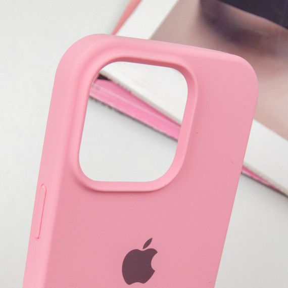 Чехол Silicone Case Full Protective (AA) для Apple iPhone 16 Pro Max (6.9") Розовый / Pink | Зображення 3
