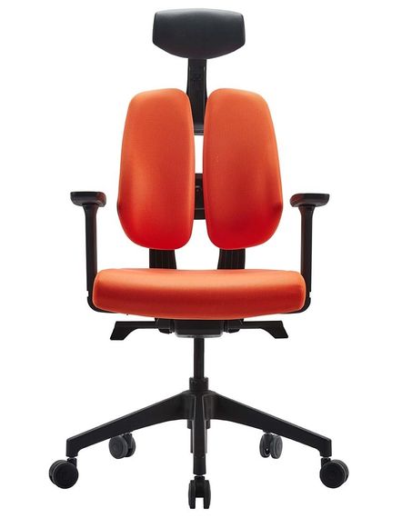 Кресло офисное DUOREST D2 blackorange ортопедическое | Зображення 1