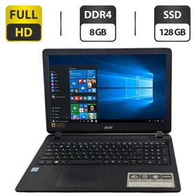 Ноутбук Acer Aspire ES1-572 / 15.6" (1920x1080) TN / Intel Core i3-6006U (2 (4) ядра по 2.0 GHz) / 8 GB DDR4 / 128 GB SSD / Intel HD Graphics 520 / WebCam б/в