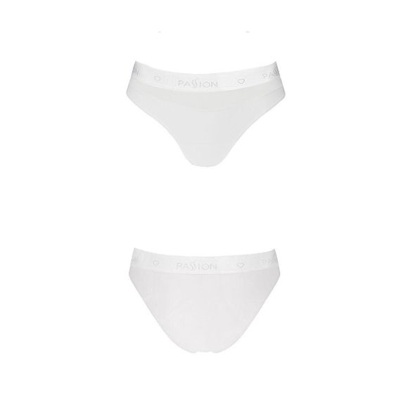Трусики з прозорою вставкою Passion PS006 PANTIES white, size XL | Зображення 3